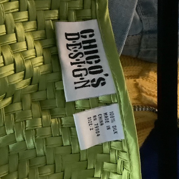 Chico’s Designs Silk Cardigan - Picture 5 of 7